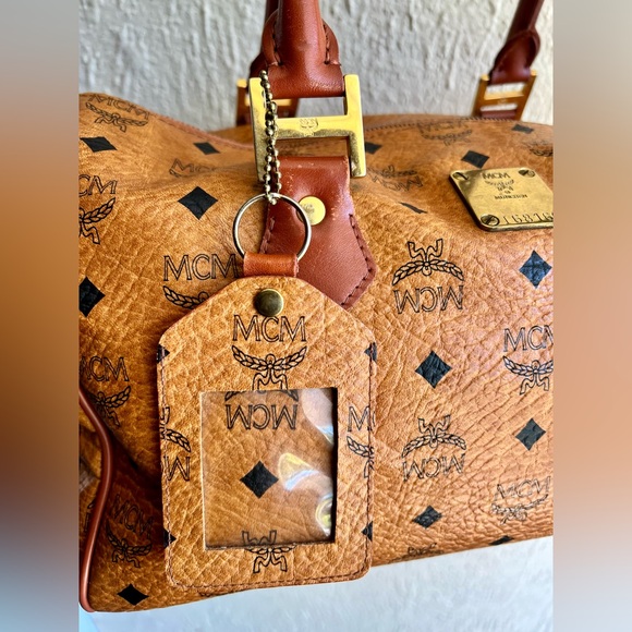 MCM Visetos Boston Bag - Picture 3 of 11